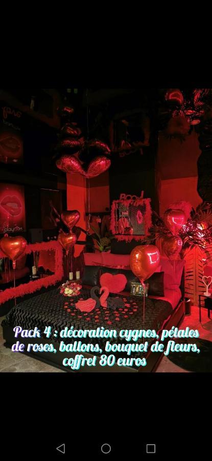 Loft romantique hammam spa privatif playroom Grenoble Extérieur photo