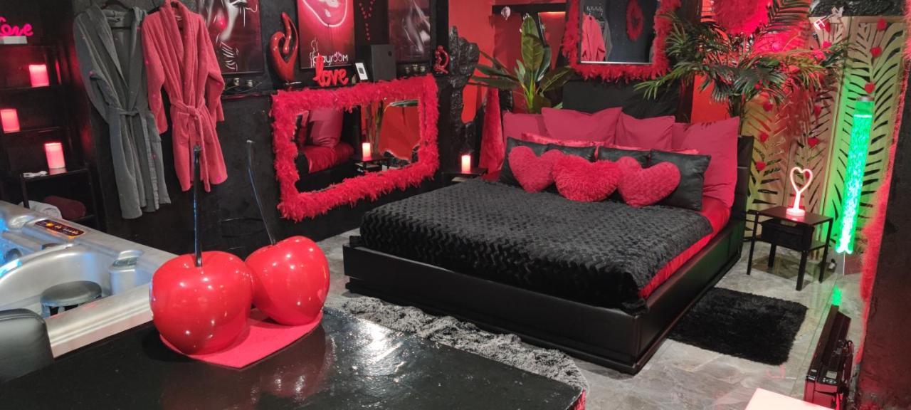 Loft romantique hammam spa privatif playroom Grenoble Extérieur photo